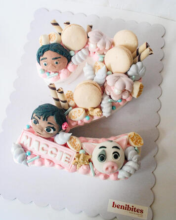 Monogram cakes