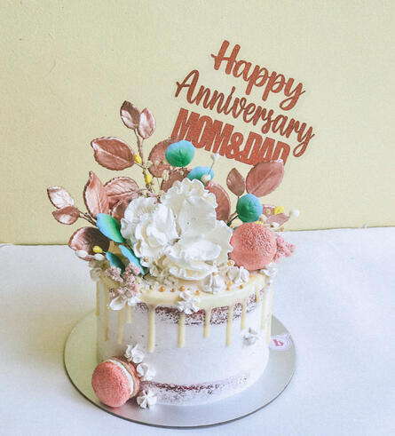 Mom & Dad anniversary cake