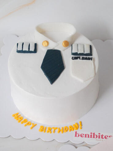 Pilot Inspired Uniform Cake